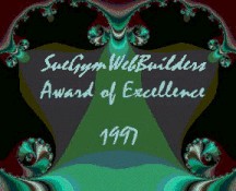 SueGym WebBuilders Award of Excellence