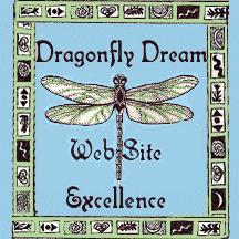 Dragonfly Dream Web Site Excellence Award !
