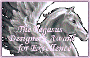 Pegasus Designer's Award of Excellence!